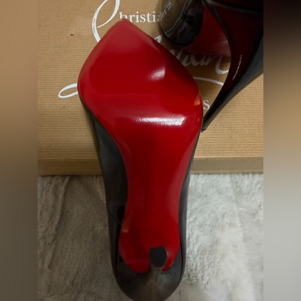 NEW! $945 Christian Louboutin So Kate Patent Pointed Toe Pumps Heel 36.5 / 5.5 6 - Picture 4 of 10